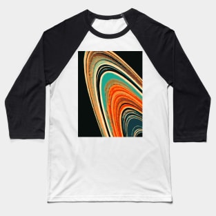 SATURN'S PATTERN - RINGS OF SATURN DIGITAL ILLUSTRATION Baseball T-Shirt